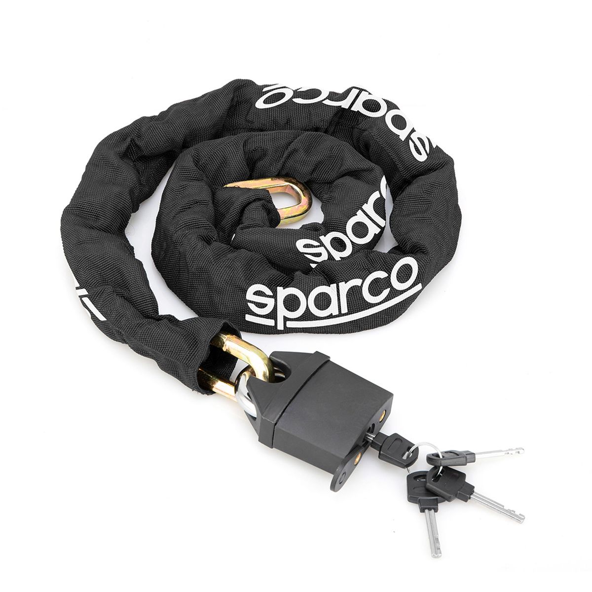 SPARCO - Candado de Seguridad SPARCO Rueda de Repuesto SPT181BK Negro