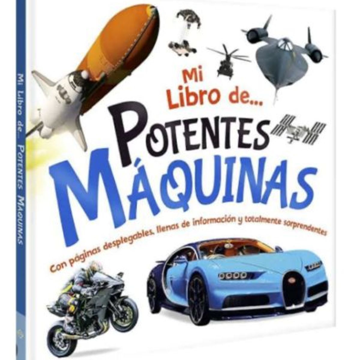 GENERICO - Libro Infantil Mi libro de Potentes Máquinas
