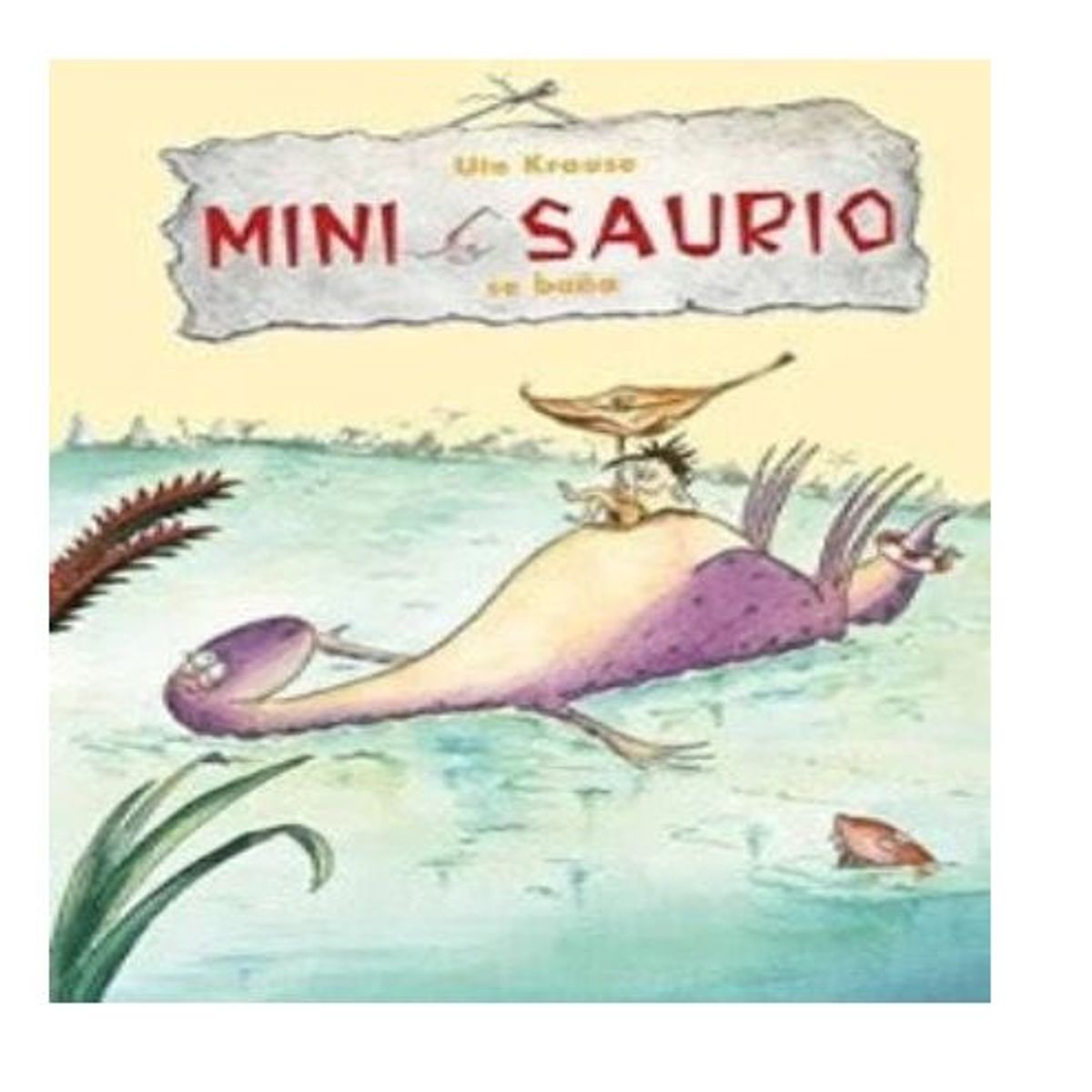 GENERICO - Libro Infantil Mini Saurio se Baña