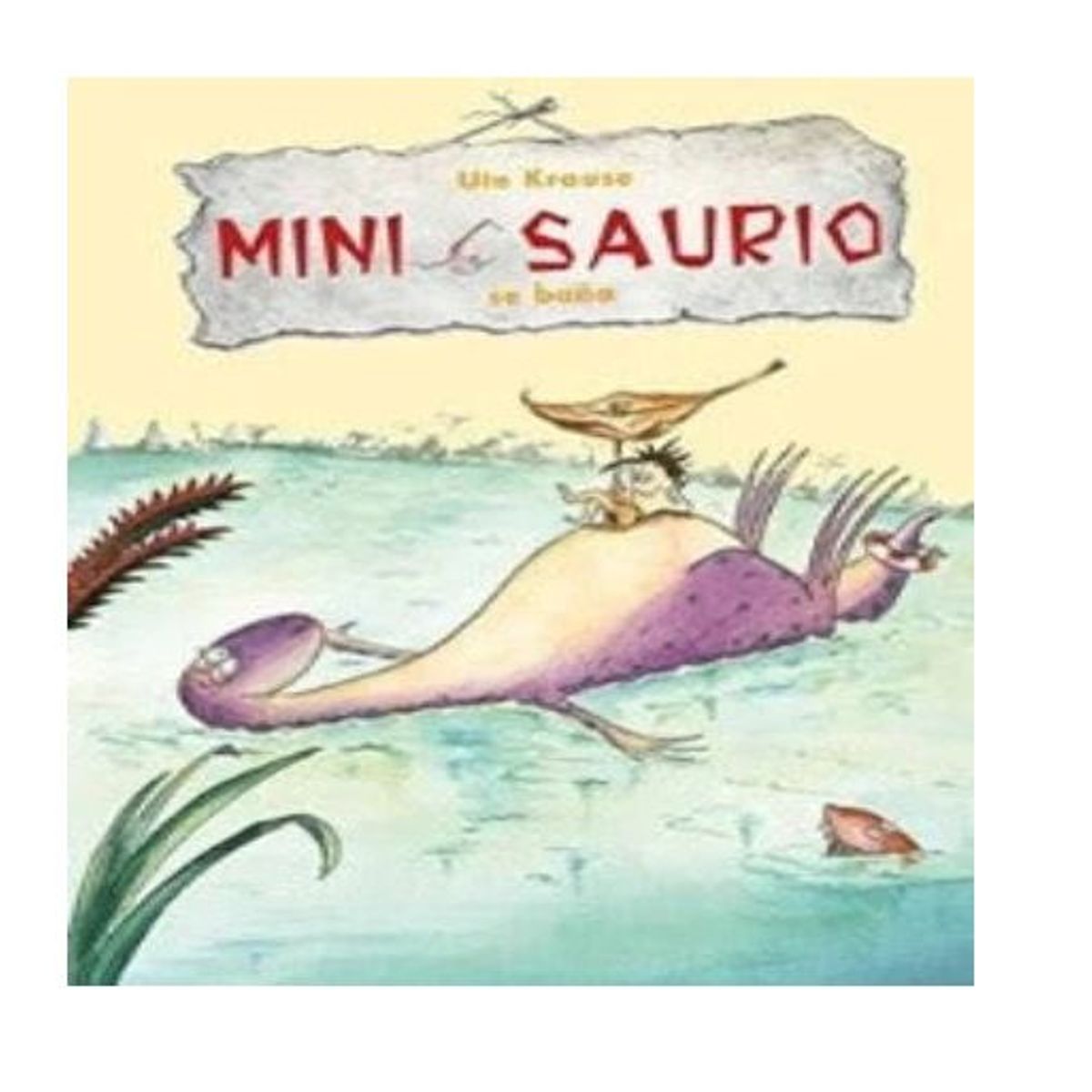 GENERICO - Libro Infantil Mini Saurio se Baña