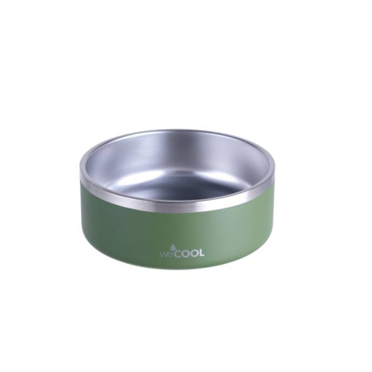 WECOOL - Dog Bowl Acero Inoxidable 32oz Verde - Plato para perros