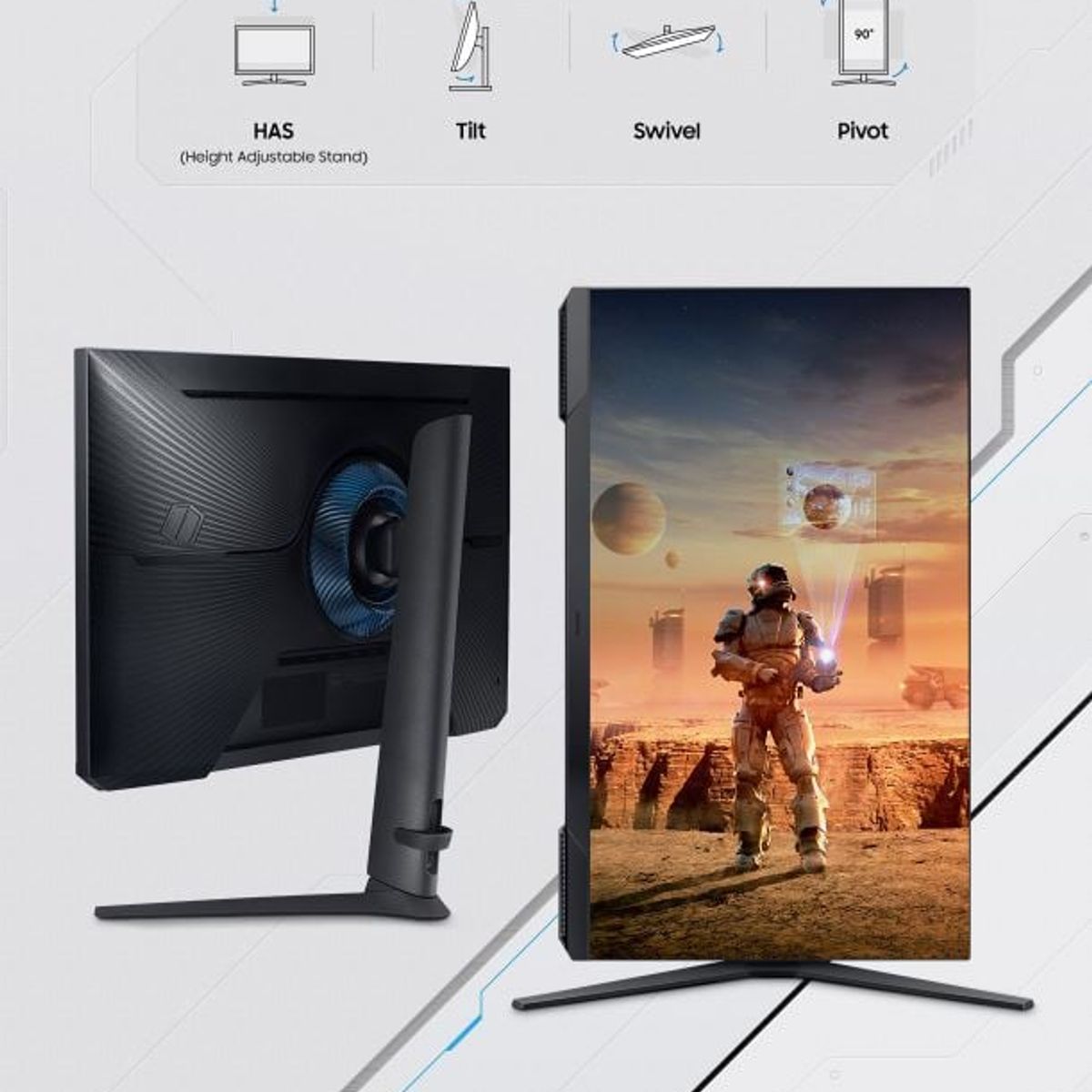 SAMSUNG - MONITOR GAMER SAMSUMG ODYSSEY G3 32 180Hz 1Ms PIVOTE HAS FSYNC