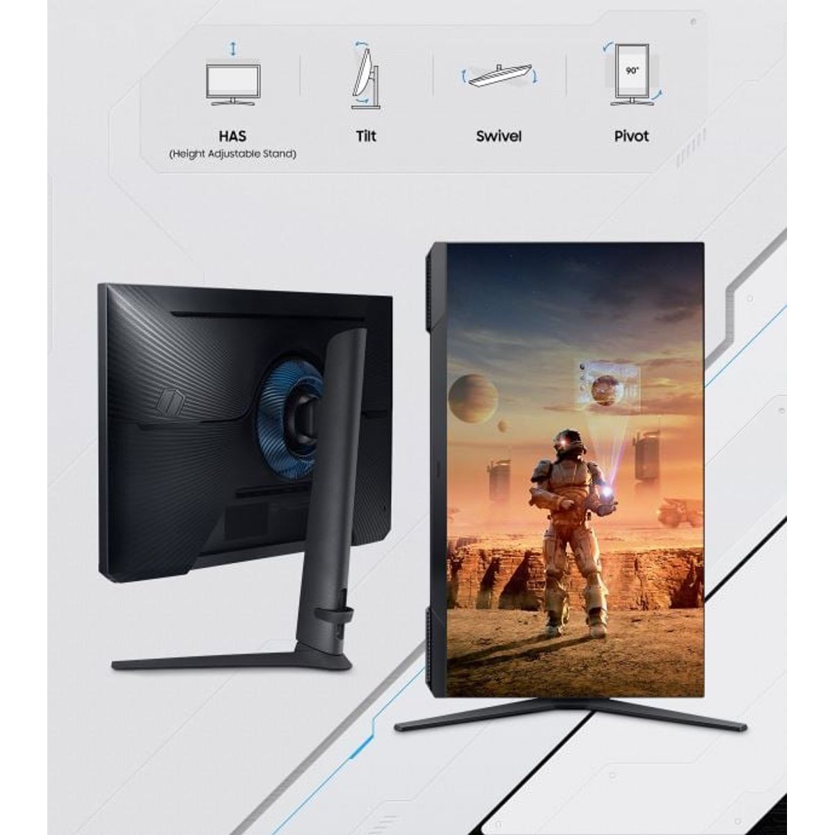 SAMSUNG - MONITOR GAMER SAMSUMG ODYSSEY G3 32 180Hz 1Ms PIVOTE HAS FSYNC