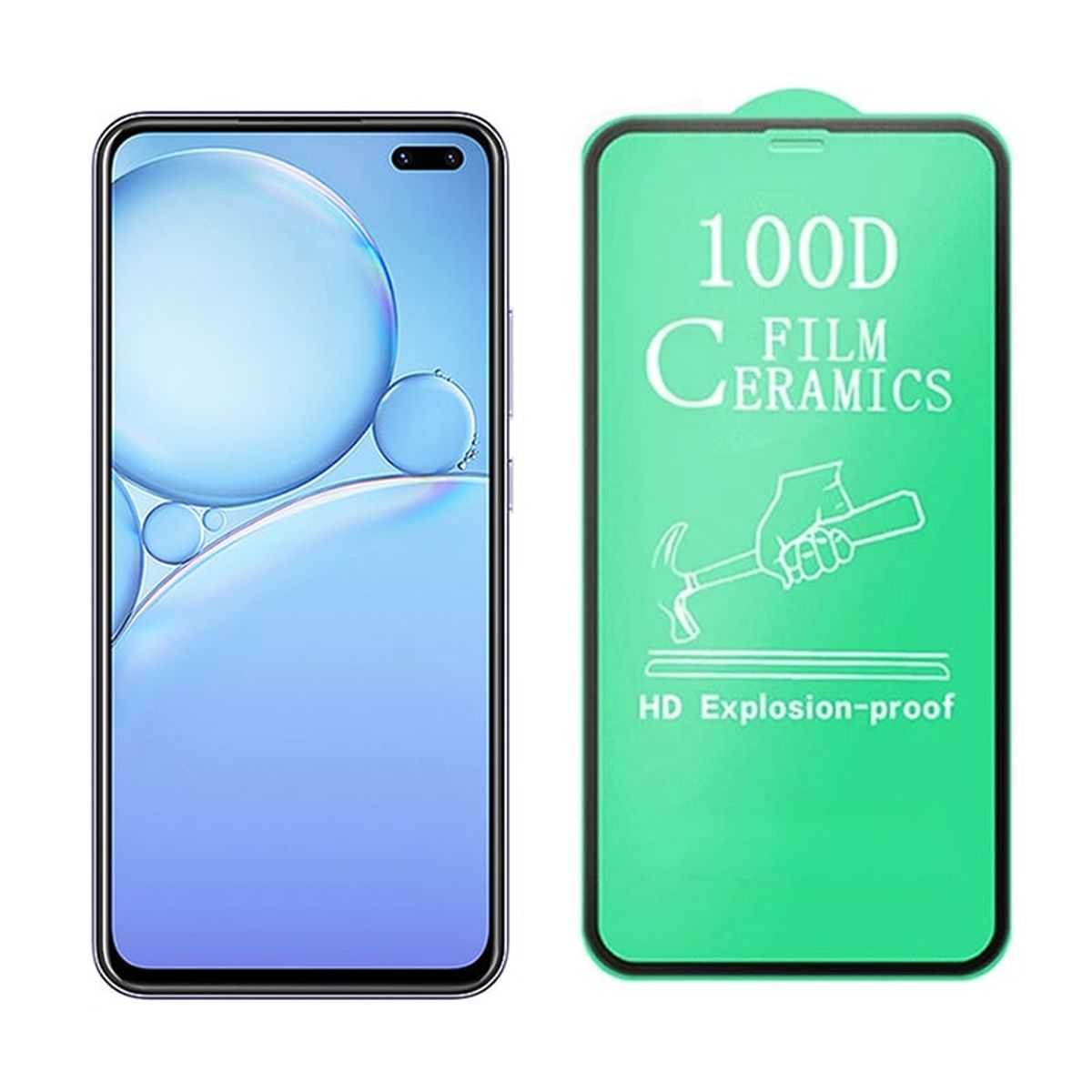 GENERICO - Mica for Motorola G8 Power Lite Protector Ceramic Antishock Resistente