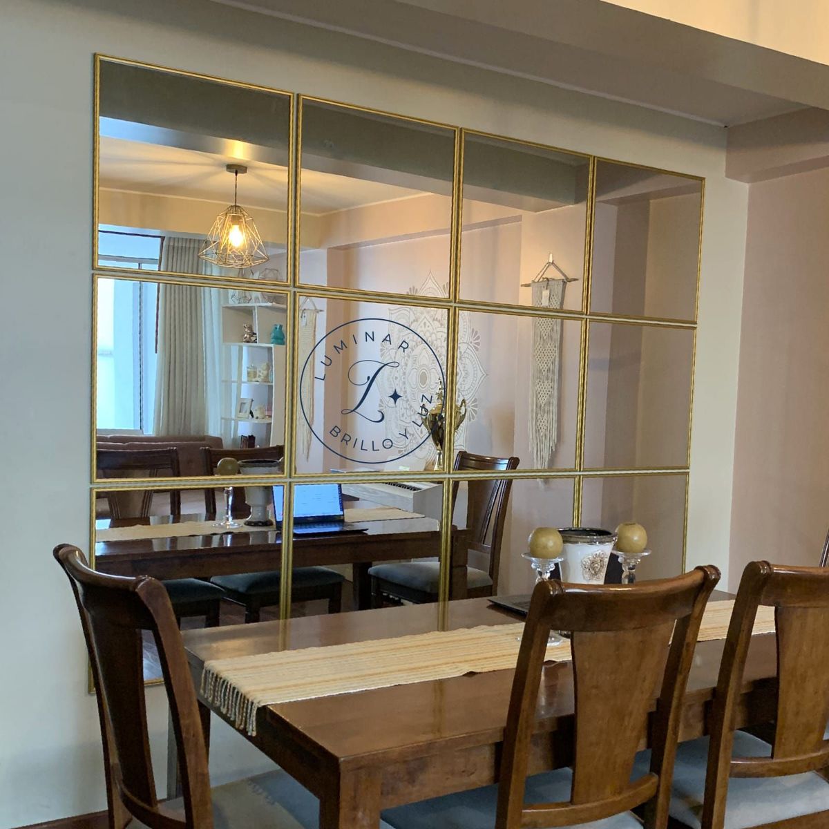 LUMINAR BRILLO & LUZ - Espejos decorativos para sala y comedor