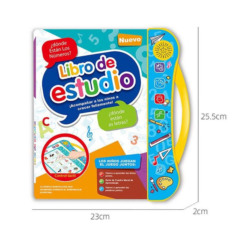 GENERICO - Libro didactico con sonidos en ingles y español