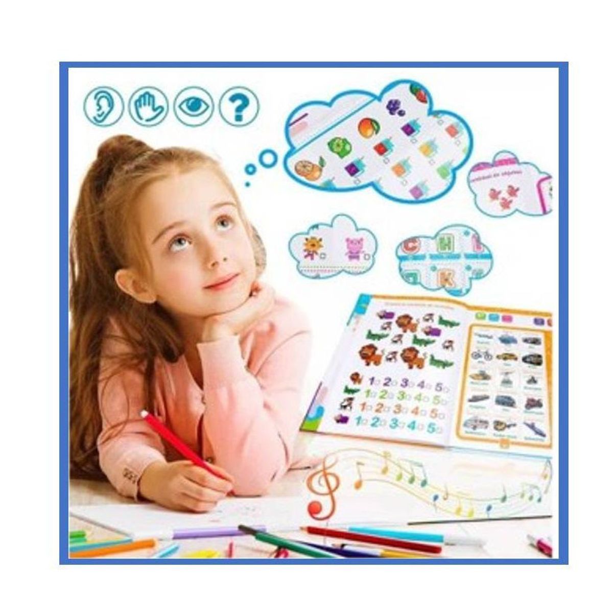 GENERICO - Libro didactico con sonidos en ingles y español