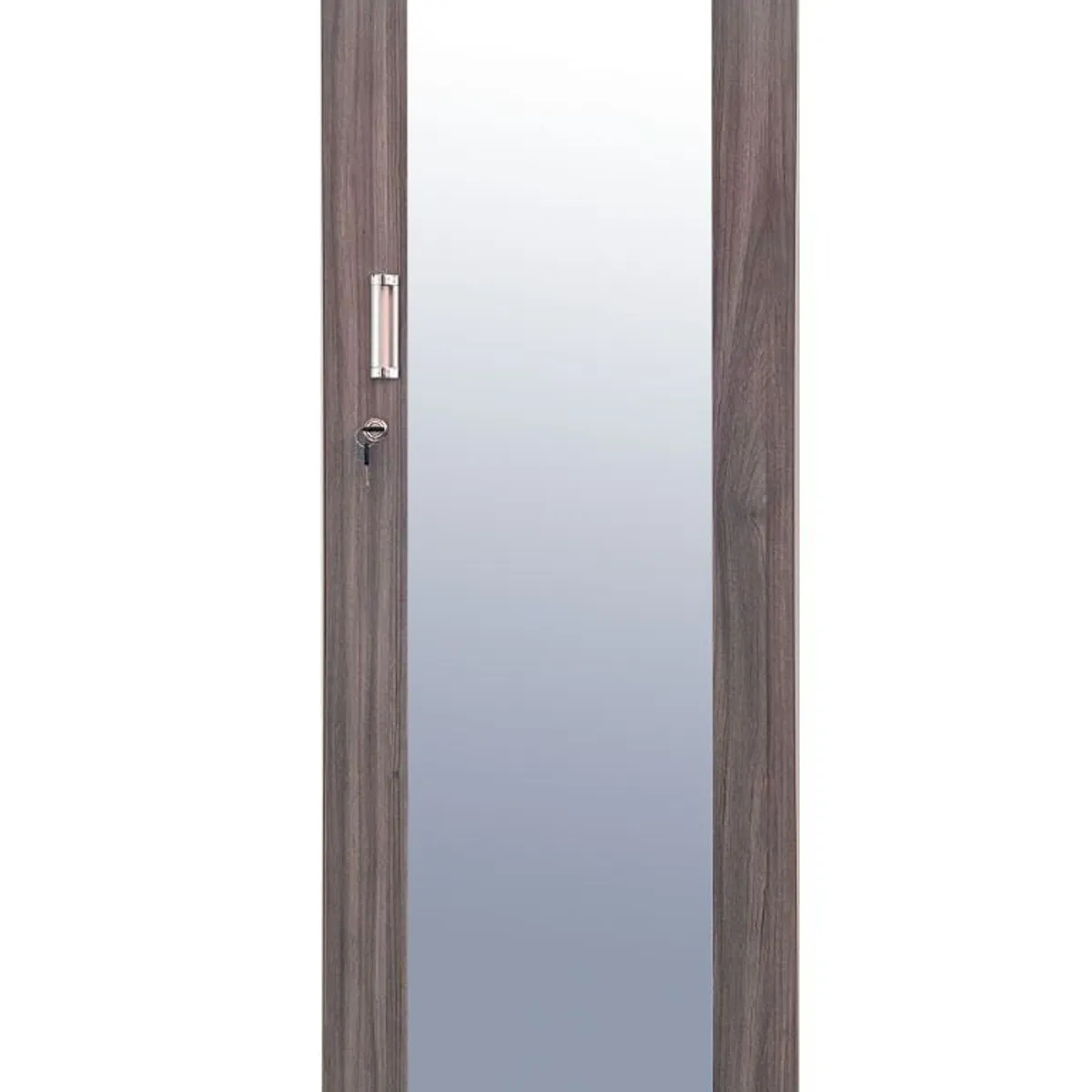 GENERICO - ZAPATERA CON ESPEJO COLOR HUMO