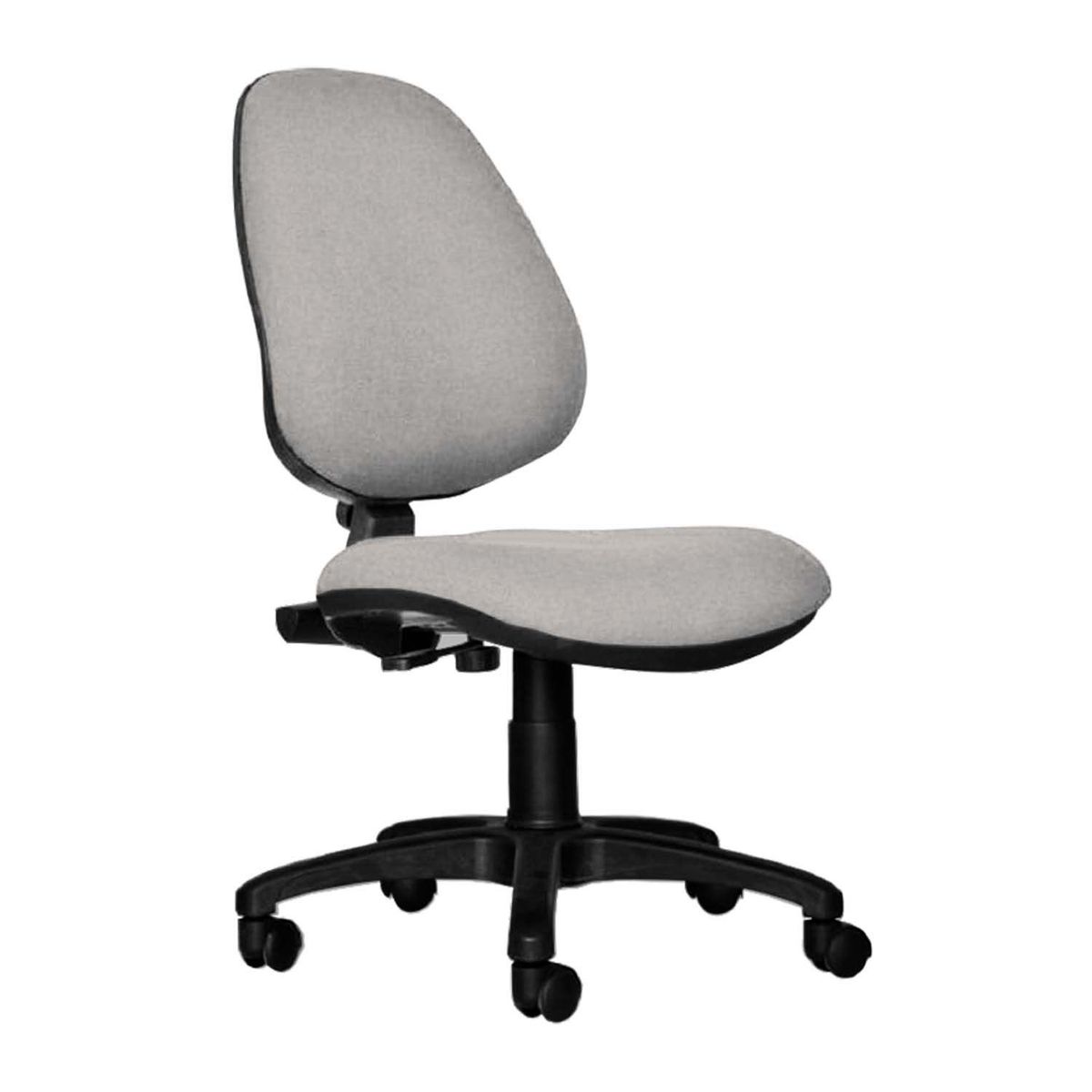 COEA - Silla Giratoria De Oficina Coea Rudy Alta Tela Gris SB