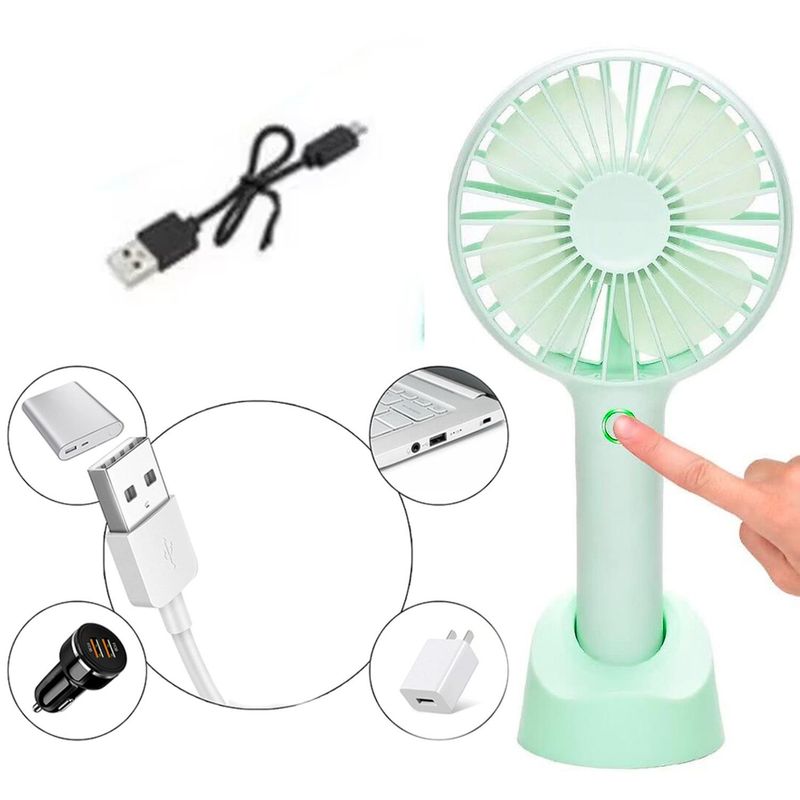 GENERICO - Mini Ventilador Portatil Recargable Practico