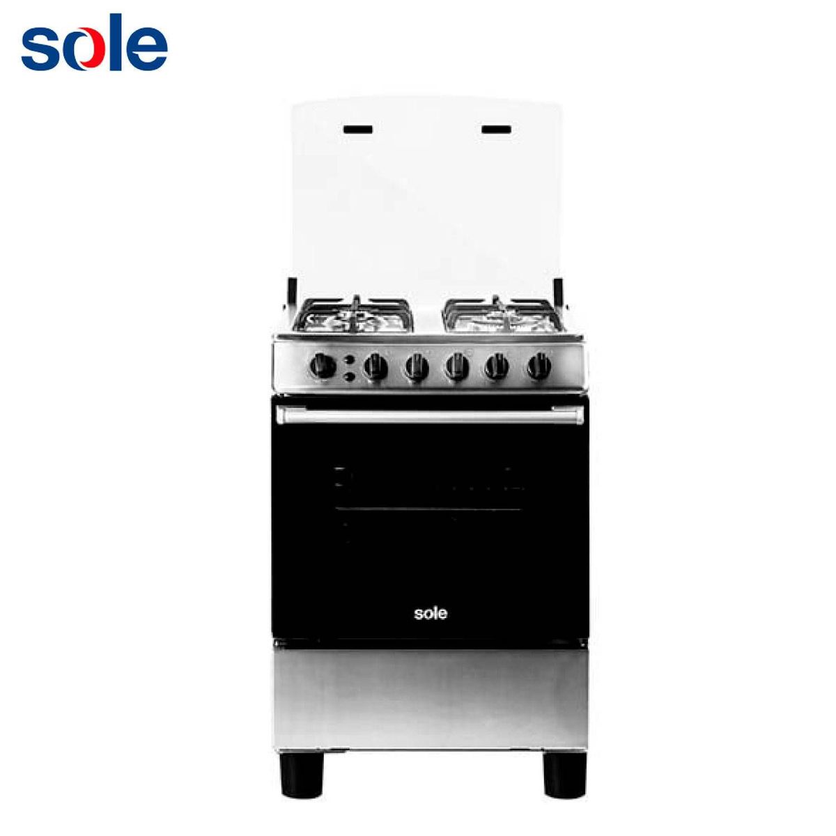 SOLE - Cocina a Gas Sole 4 Hornillas Punta Sal 60cm