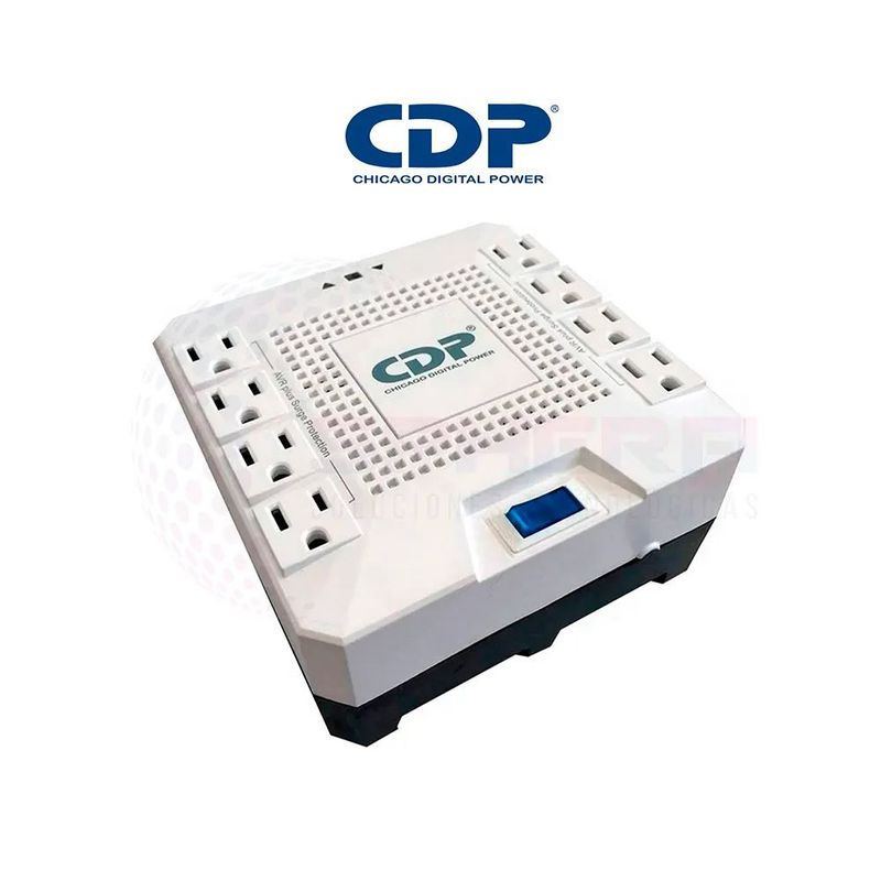 CDP - Estabilizador 8 salidas CDP R-AVR1808I 1800VA/1000W