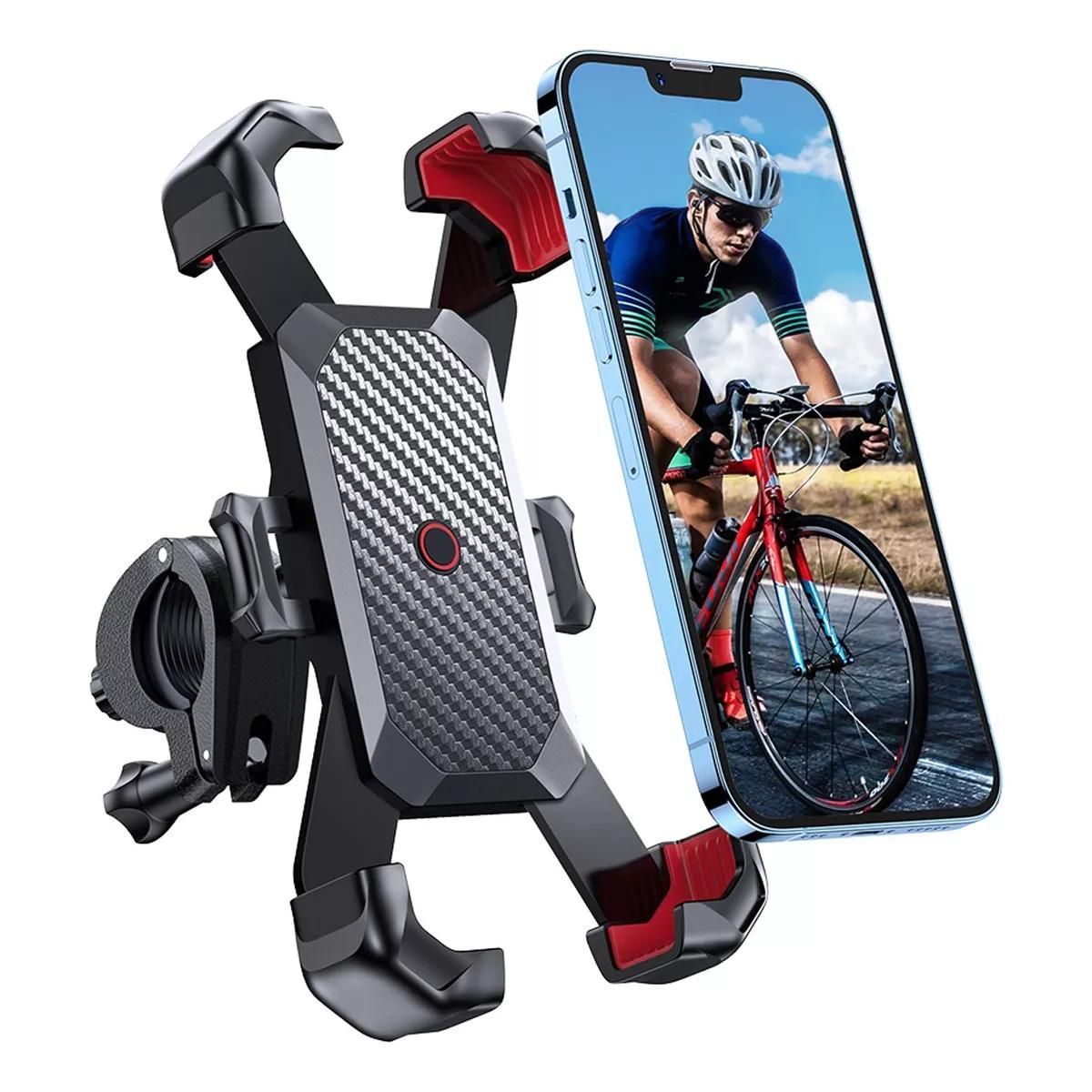 JOYROOM - Soporte Antichoque Porta Celular Para Moto Bicicleta 360º