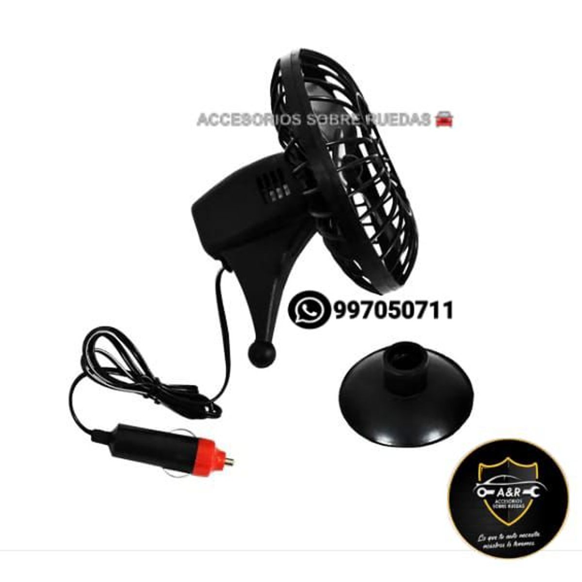 GENERICO - VENTILADOR CHICO PARA AUTOS Y CAMIONETAS