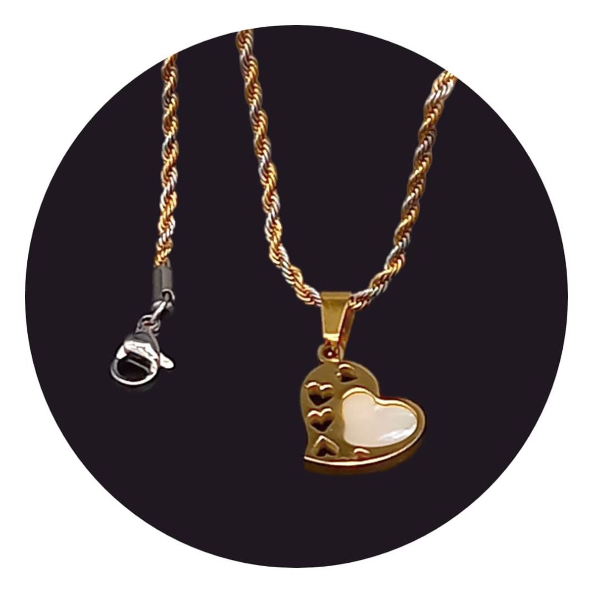 GENERICO - Collar Corazón Dorado