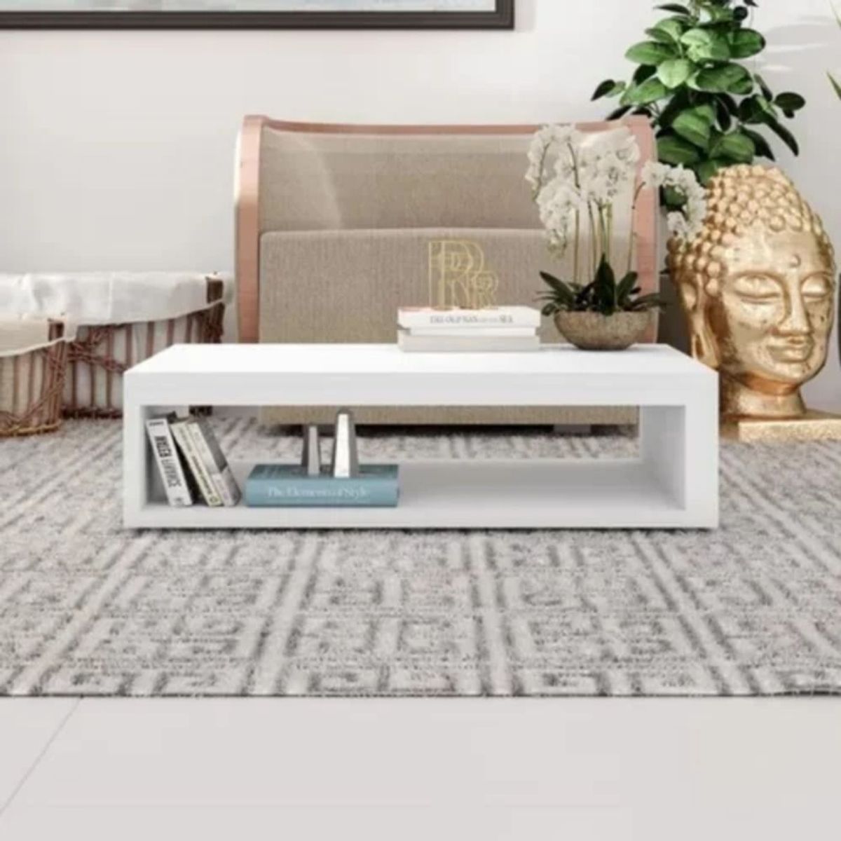 TU MESITA - Mesa de Centro Moderna Gomez 80cm TU MESITA