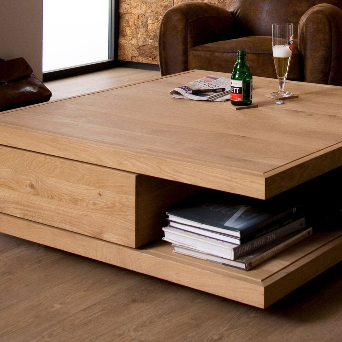 TU MESITA - Mesa de Centro Minimalista Viné 110cm TU MESITA