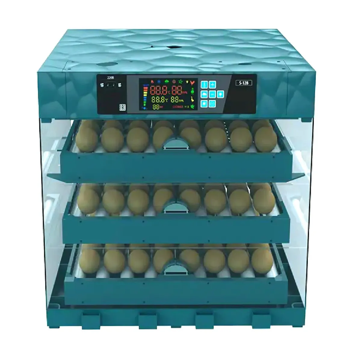 CAIM - INCUBADORA DE 192 HUEVOS MARCA CAIM INCUBADORAS