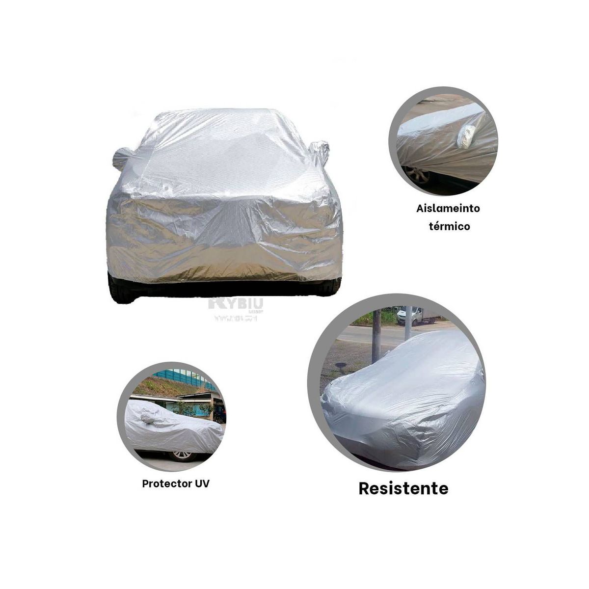 GENERICO - Cobertor Funda Para Auto Autostyle Talla L