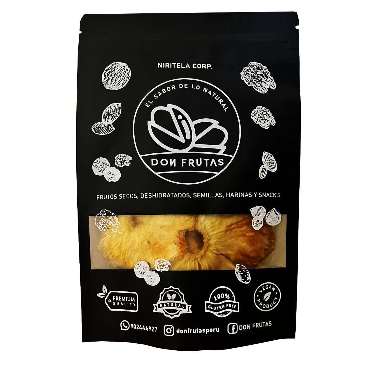 GENERICO - Piña deshidratada - 250 gramos