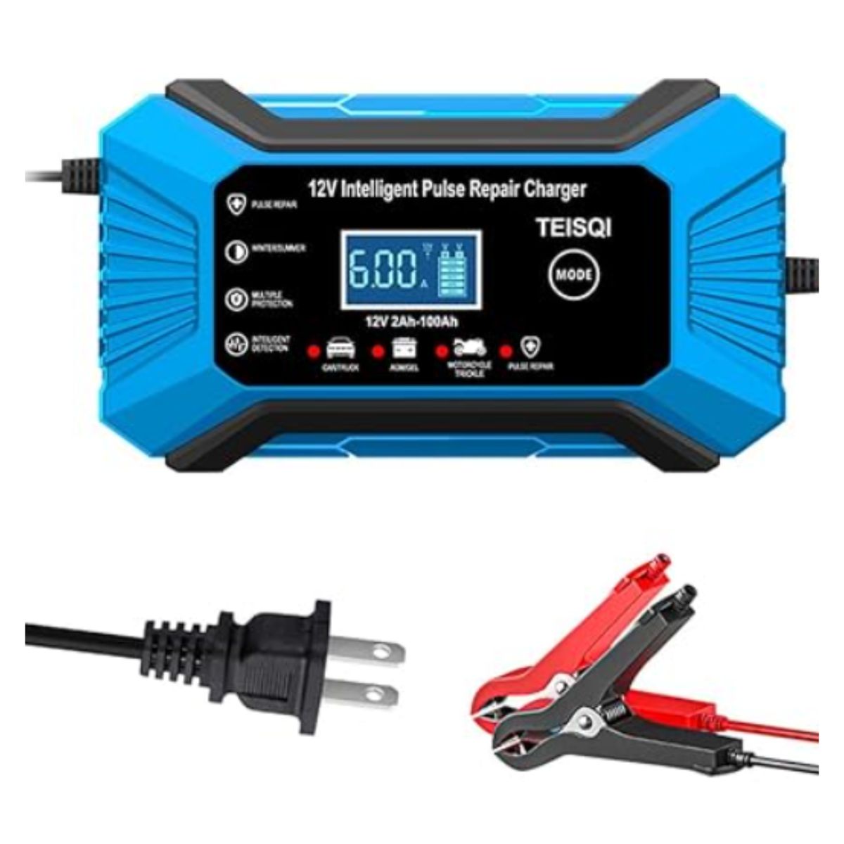 GENERICO - Cargador de baterías 12v inteligente