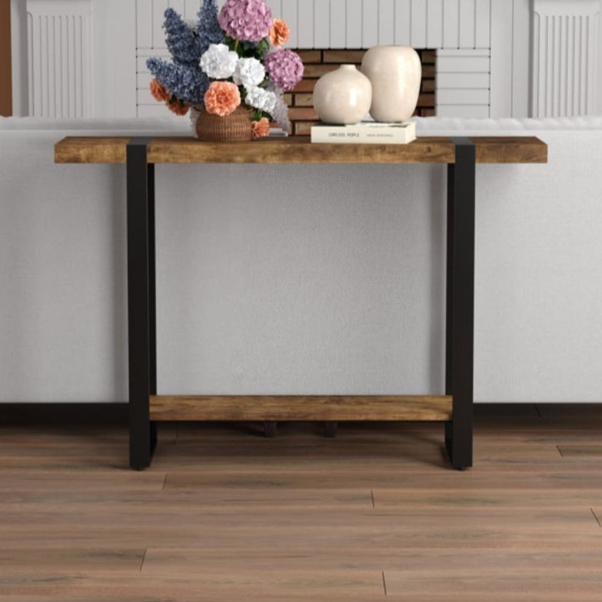 GENERICO - Consola Recibidor Industrial Gabón Pandora Home