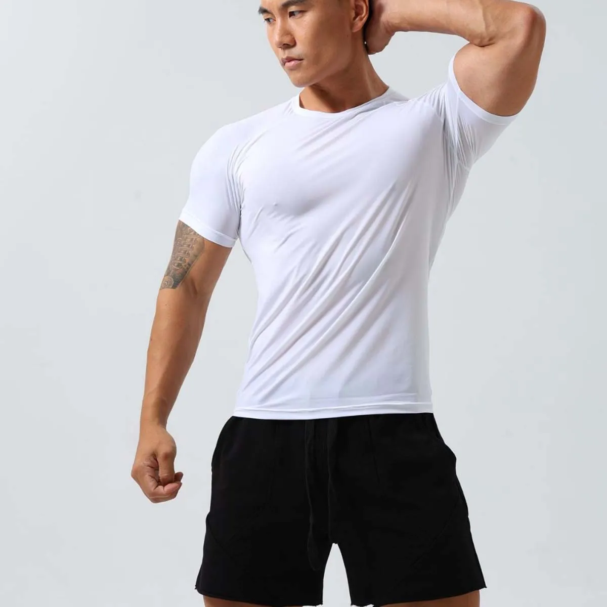 BAALATHKKO5 - Camisetas Deportiva Compresión Secado Rápido Polera Corta