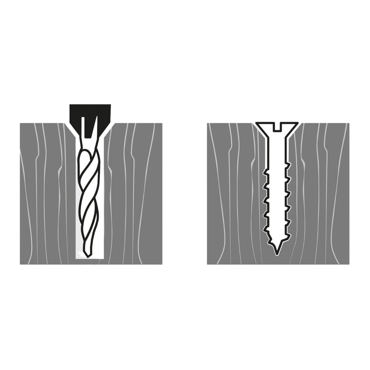 TRUPER - Juego de 3 brocas avellanadoras para madera Truper