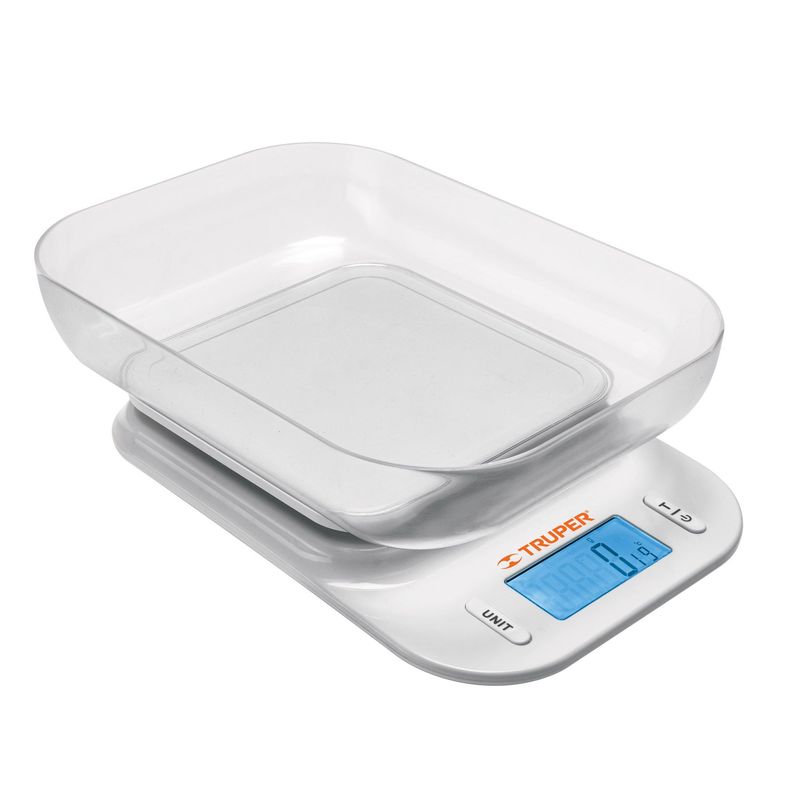 TRUPER - Balanza digital para cocina plato abs Truper