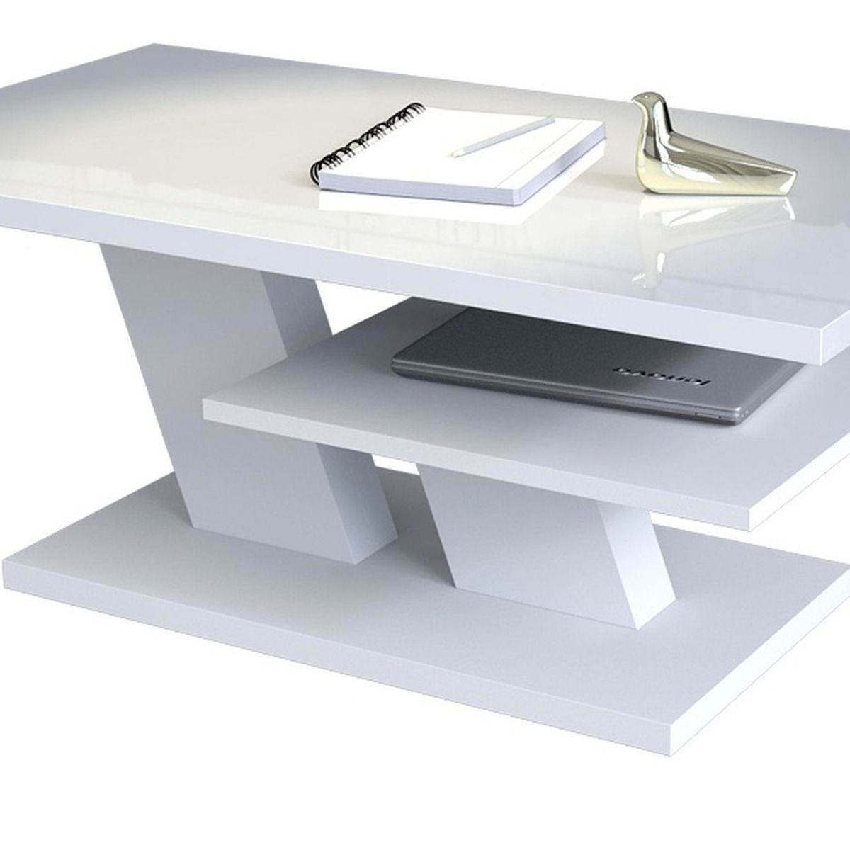 TU MESITA - Mesa de Centro Elegante Lola color Blanco TU MESITA