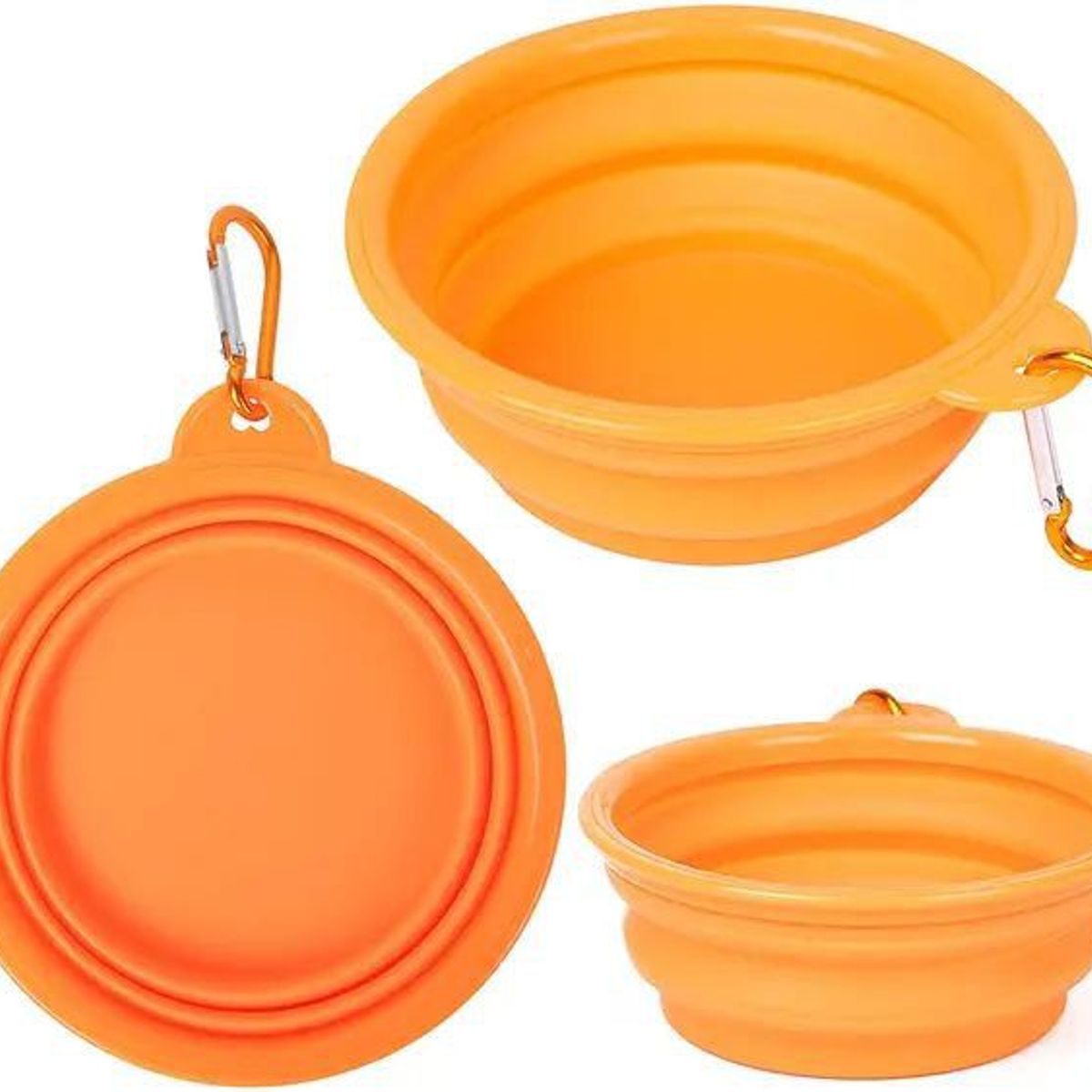 3 PLATOS DE SILICONA PLEGABLE PARA MASCOTAS DE 1000ML, marca GENERICO - Foto 2