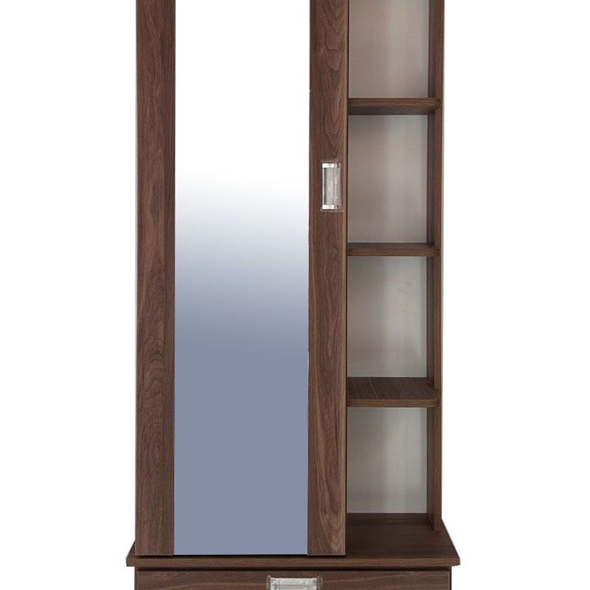 GENERICO - ZAPATERA BAÙL CON ESPEJO COLOR ROBLE