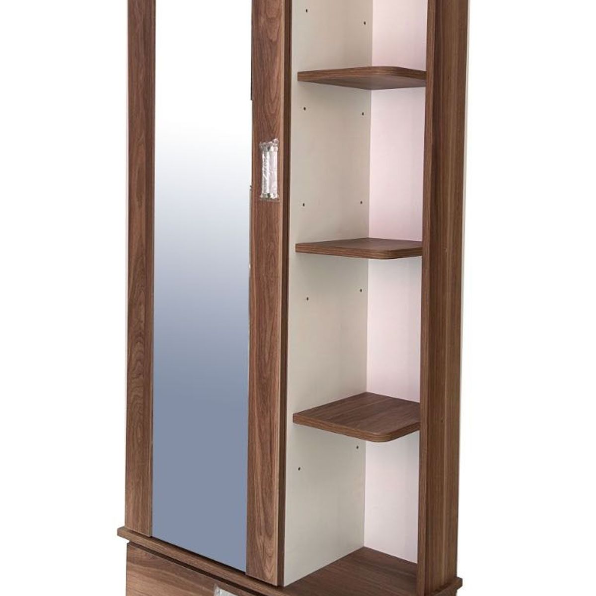 GENERICO - ZAPATERA BAÙL CON ESPEJO COLOR ROBLE