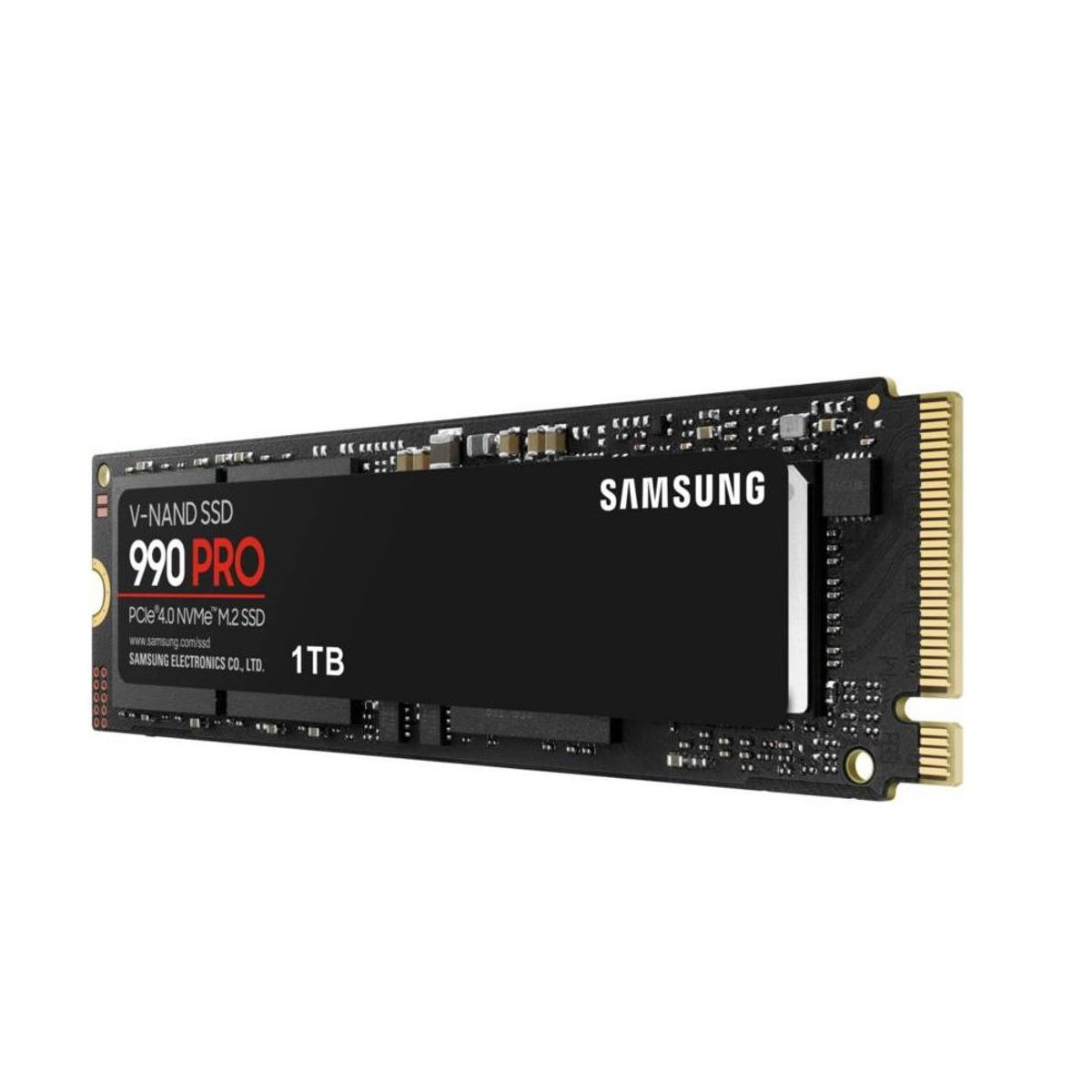 SAMSUNG - Disco Solido SSD Samsung 990 Pro 1TB M2 2280 PCIe Gen4 MZ-V9P1T0B/AM