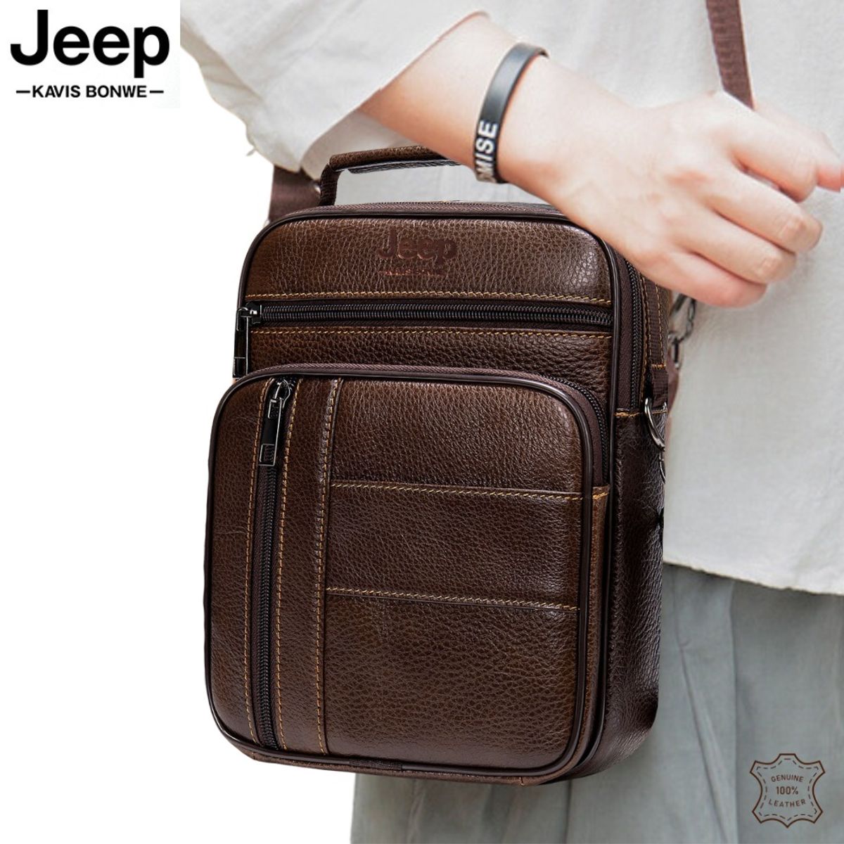 GENERICO - Morral J-Kavis de Cuero vacuno 7457