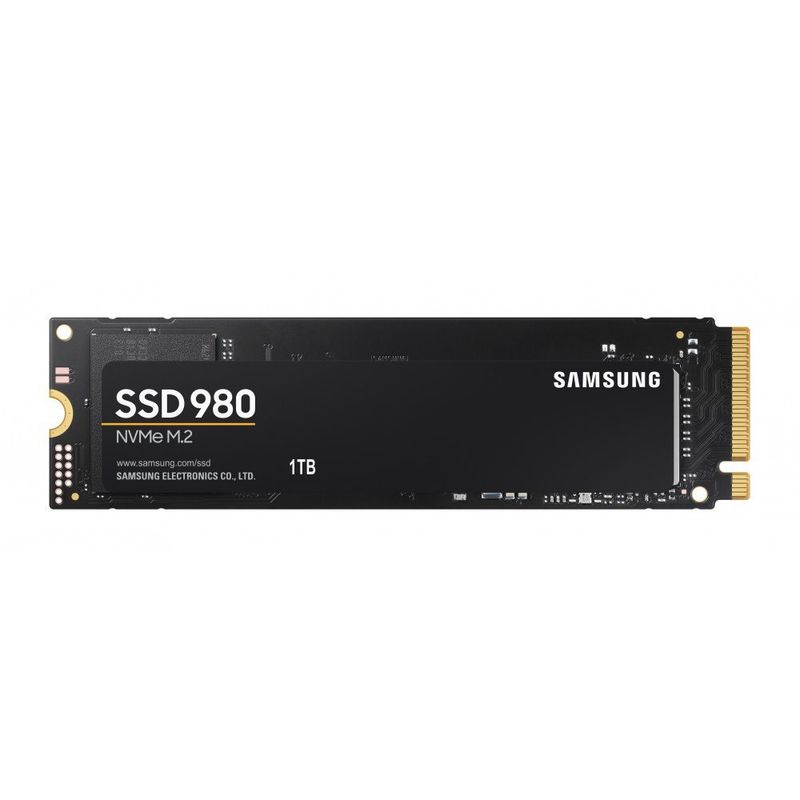 SAMSUNG - Disco Solido SSD Samsung 980 1TB M2 2280 PCIe Gen 3 NVMe MZ-V8V1T0B/AM