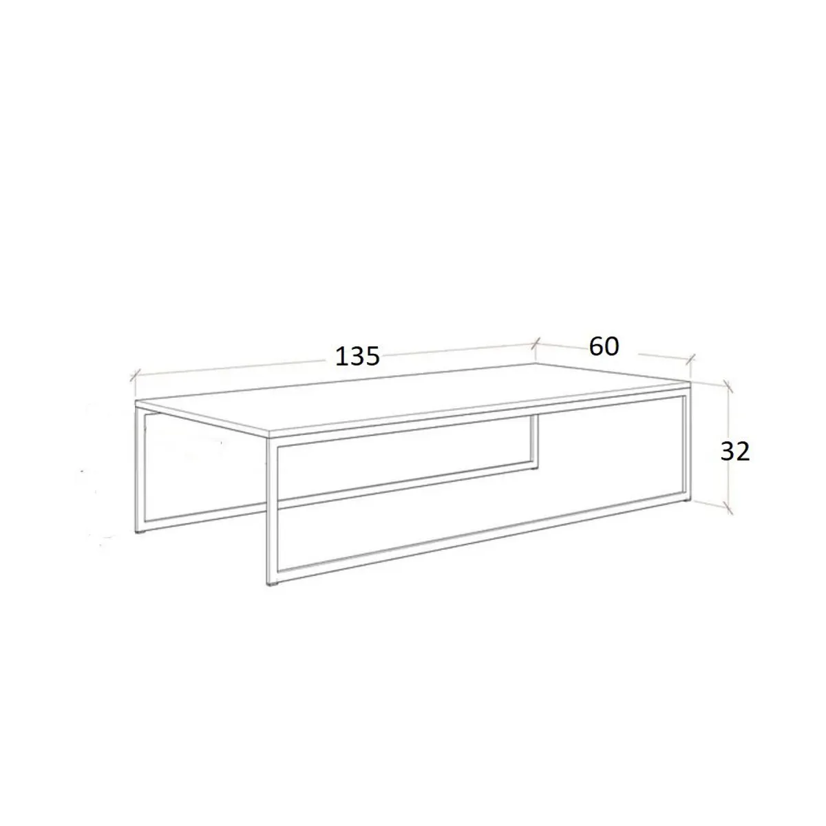 TU MESITA - Mesa de Centro industrial Maria color Haya TU MESITA