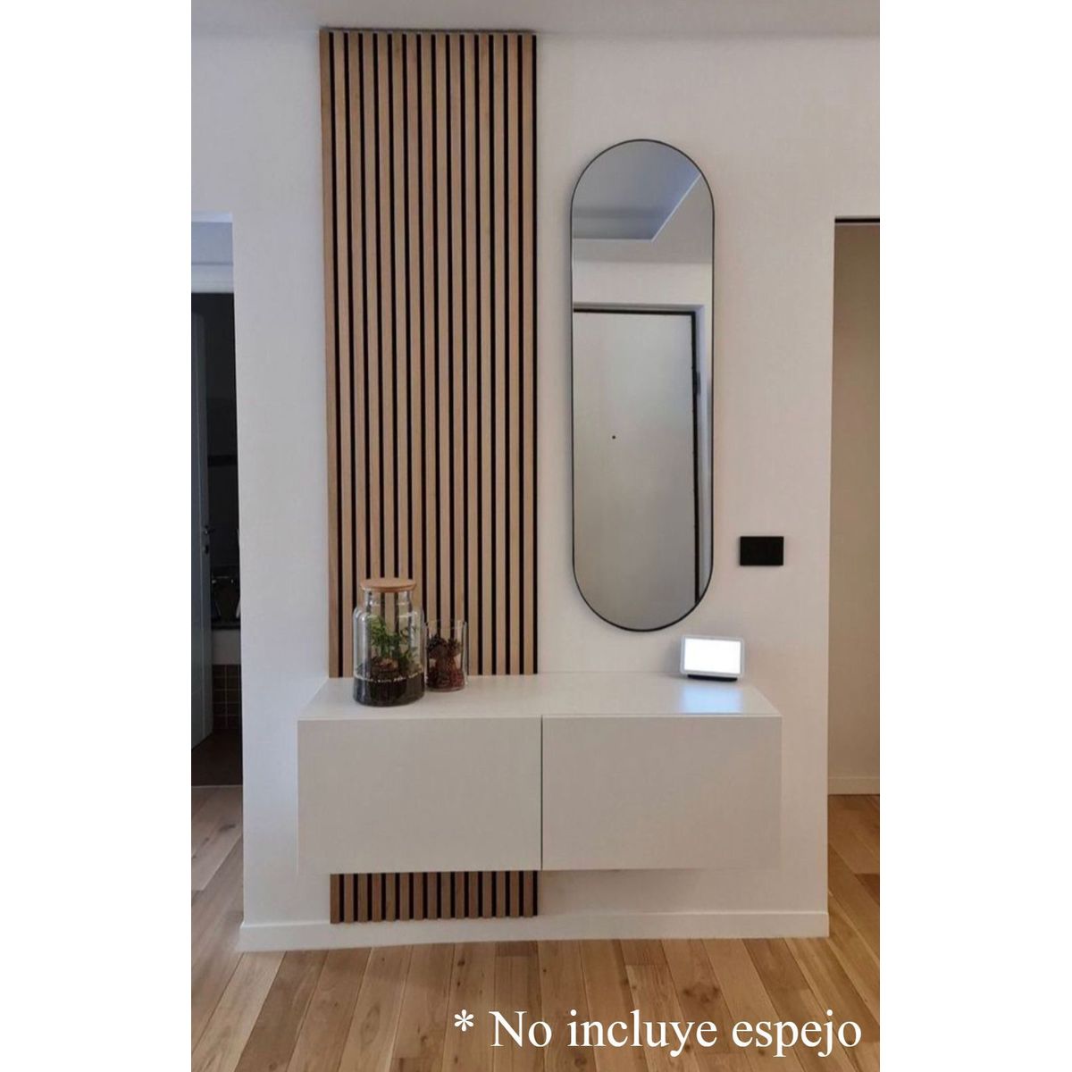 TU MESITA - Recibidor Moderno con Panel Leila TU MESITA