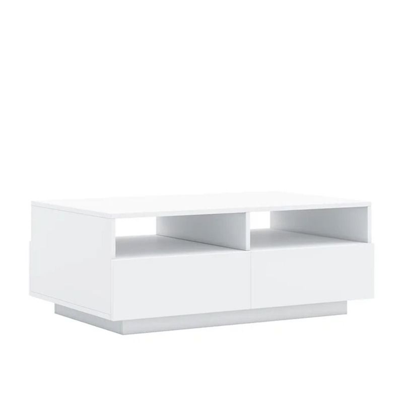 TU MESITA - Mesa de Centro Práctica Olivia color Blanco TU MESITA