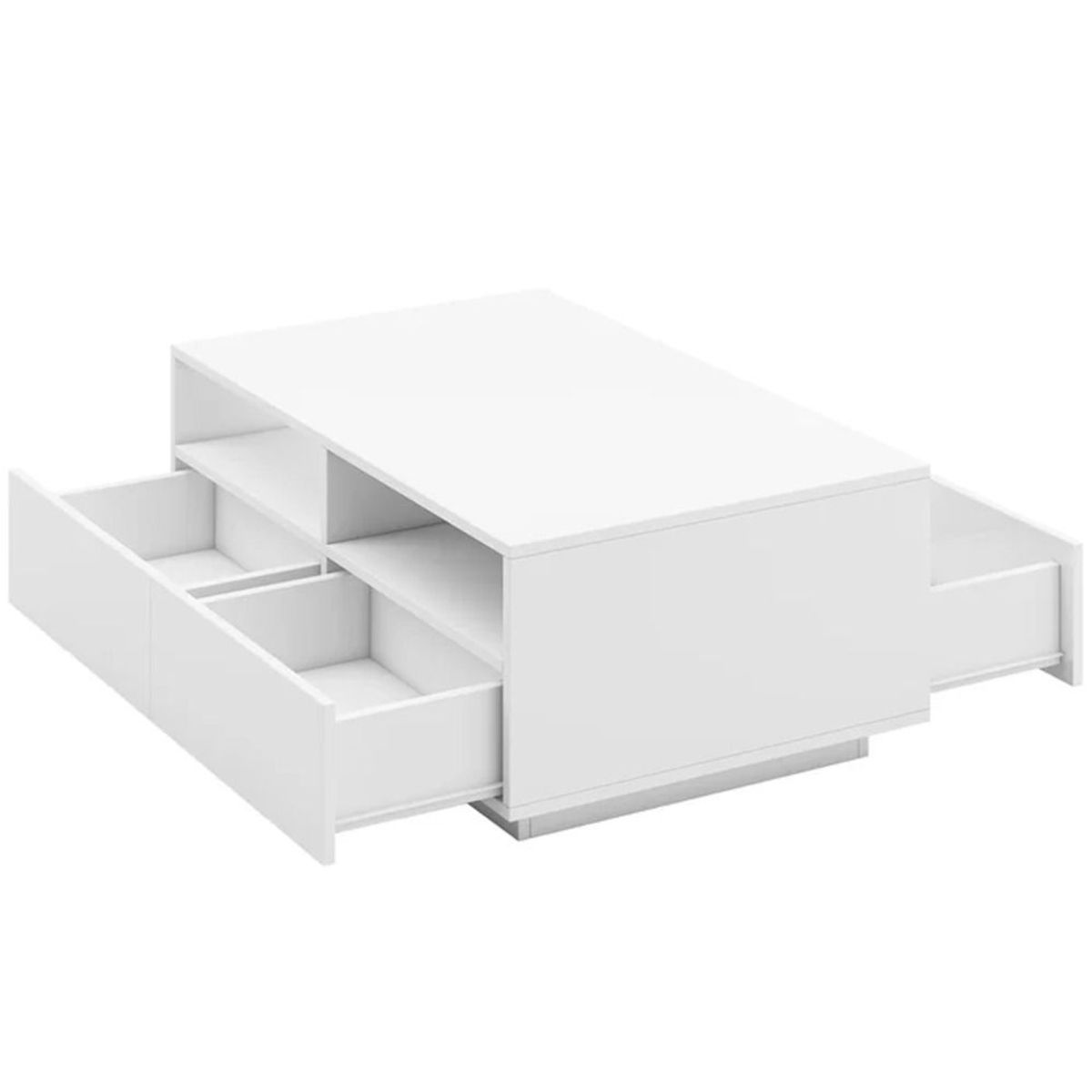 TU MESITA - Mesa de Centro Práctica Olivia color Blanco TU MESITA