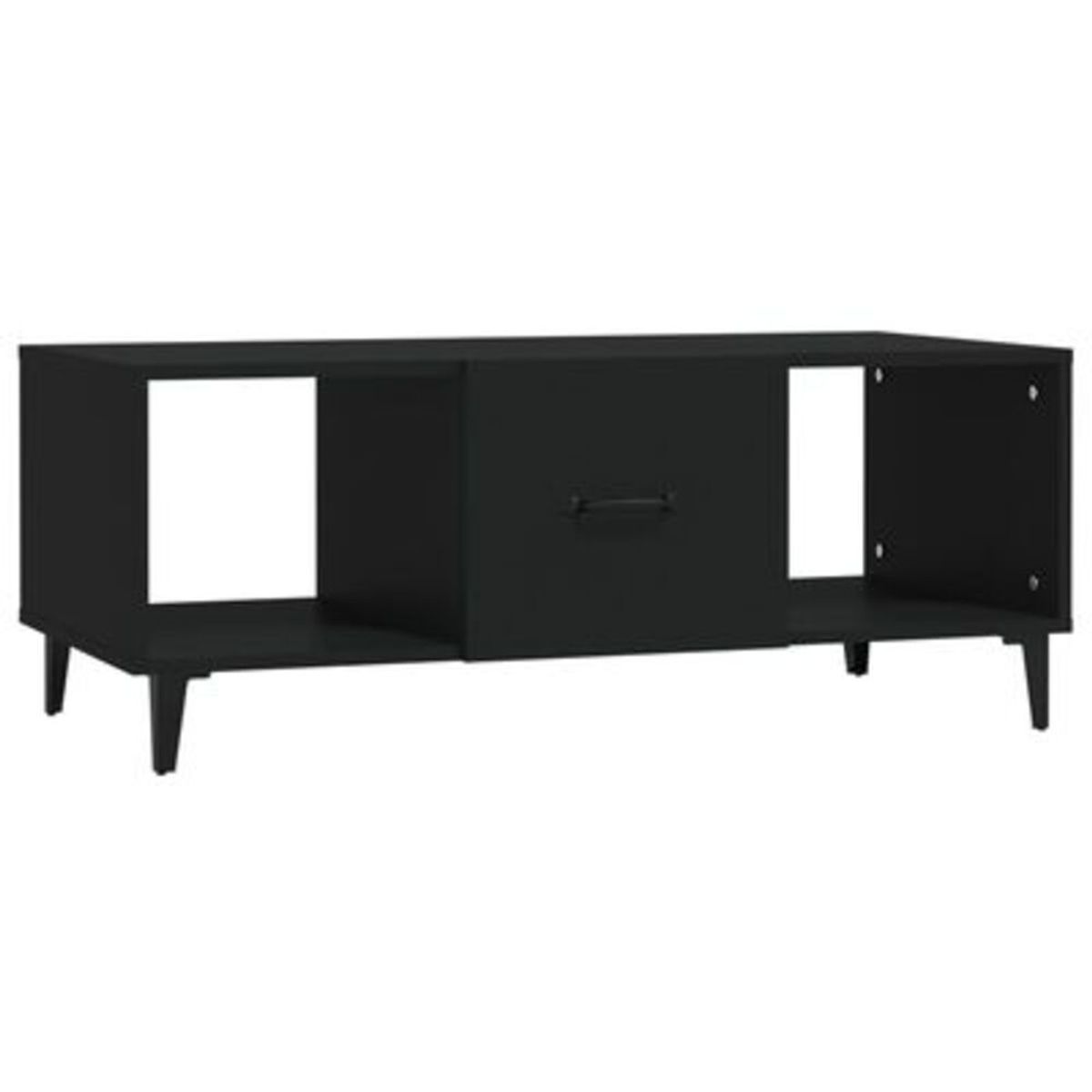 TU MESITA - Mesa de Centro 1 puerta Paraiso color Negro TU MESITA