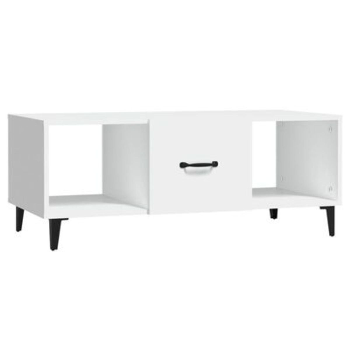 TU MESITA - Mesa de Centro 1 puerta Paraiso color Blanco TU MESITA