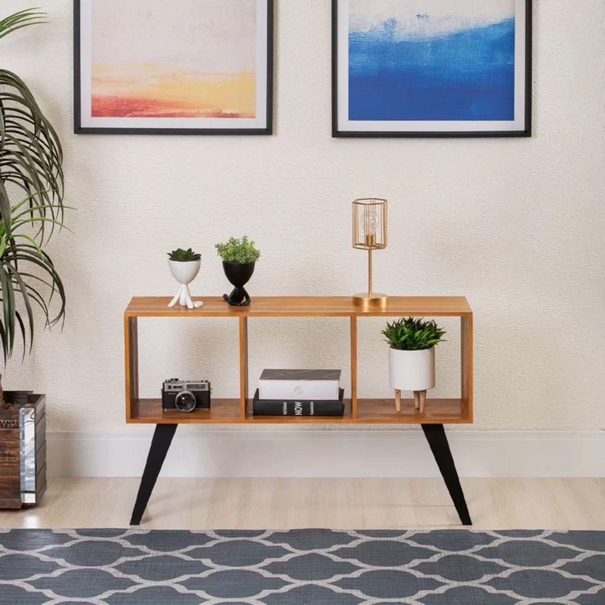 TU MESITA - Recibidor Moderno multiusos Petra color Duna TU MESITA