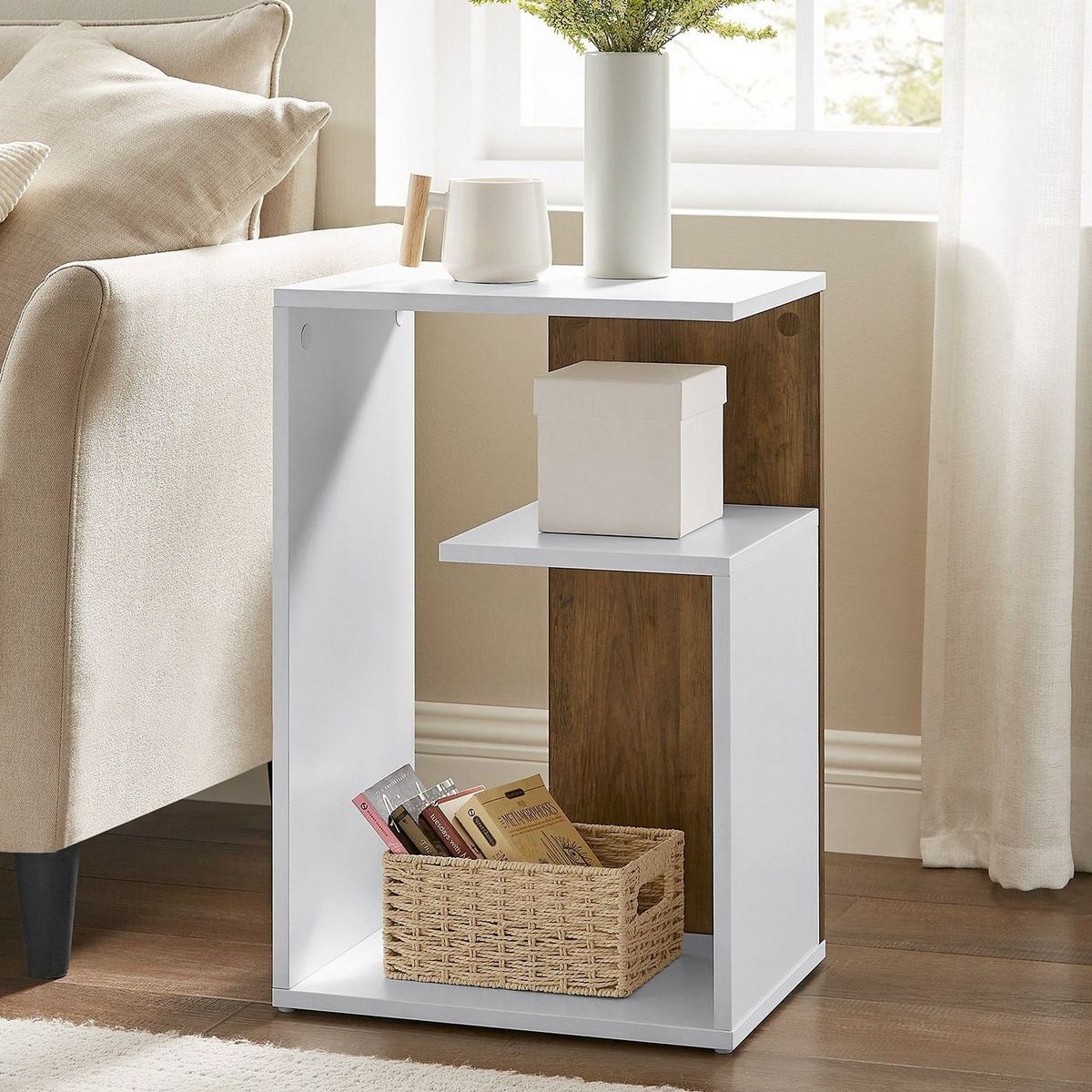 TU MESITA - Mesa Auxiliar multiusos Zelda color Blanco TU MESITA