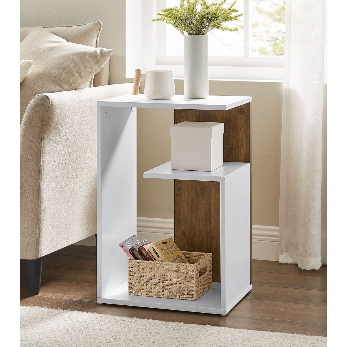 TU MESITA - Mesa Auxiliar multiusos Zelda color Blanco TU MESITA