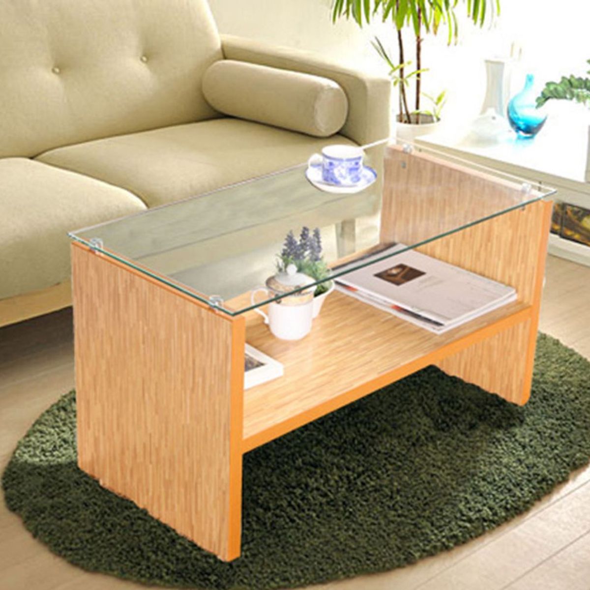 TU MESITA - Mesa de centro Clásica Princess color Haya TU MESITA