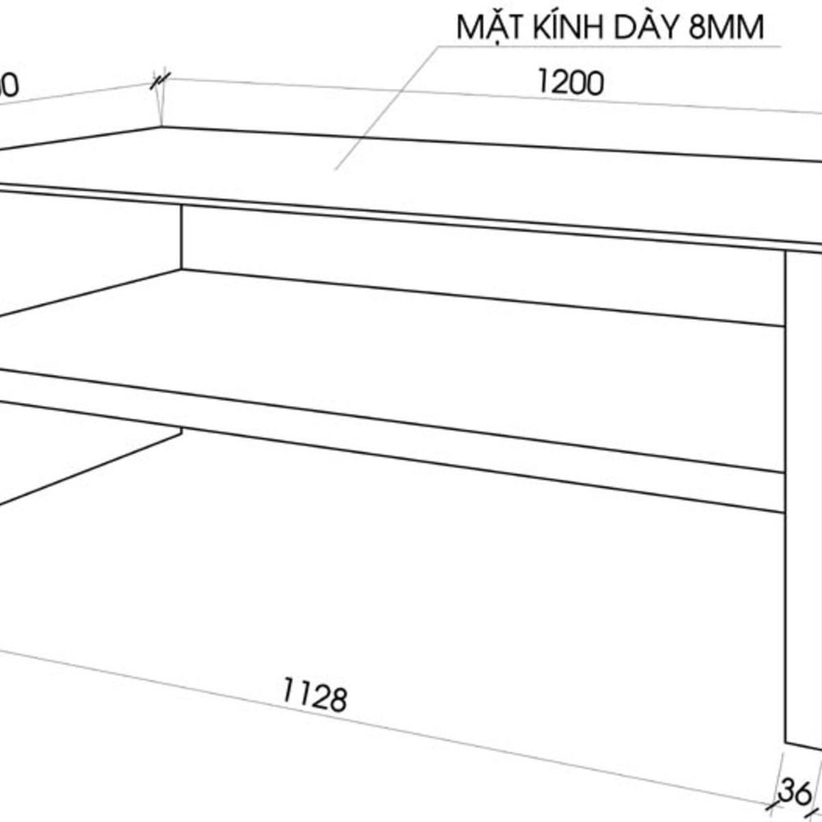 TU MESITA - Mesa de centro Clásica Princess color Haya TU MESITA