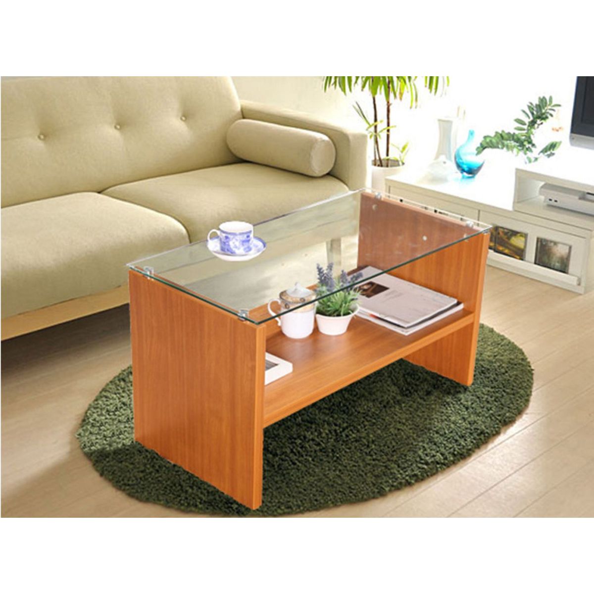 TU MESITA - Mesa de centro Clásica Princess color Marrón TU MESITA