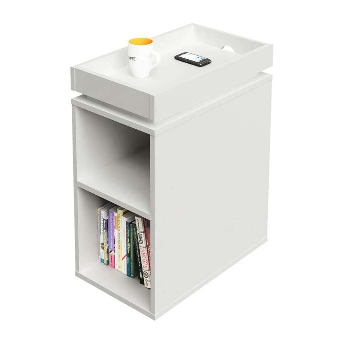 TU MESITA - Mesa Auxiliar multiusos Géminis color Blanco TU MESITA