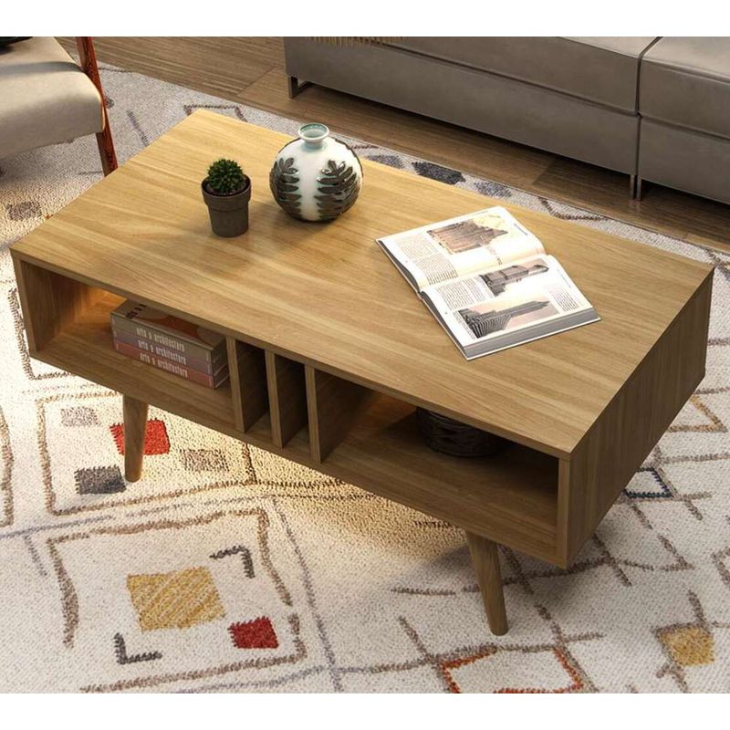 TU MESITA - Mesa de Centro funcional Aitana color Haya TU MESITA